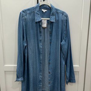 J.Jill Tencel Chambray Tunic XL TALL